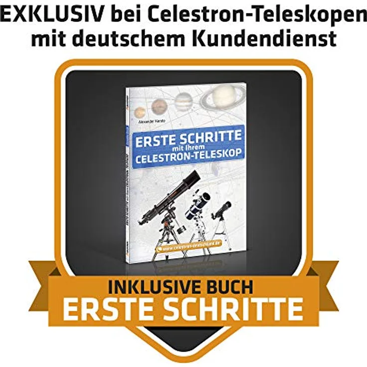 Celestron TravelScope 70 Teleskop 70/400 Reiseteleskop mit Aluminium-Stativ und Rucksack, für Natur- und Himmelsbeobachtungen – Bild 2