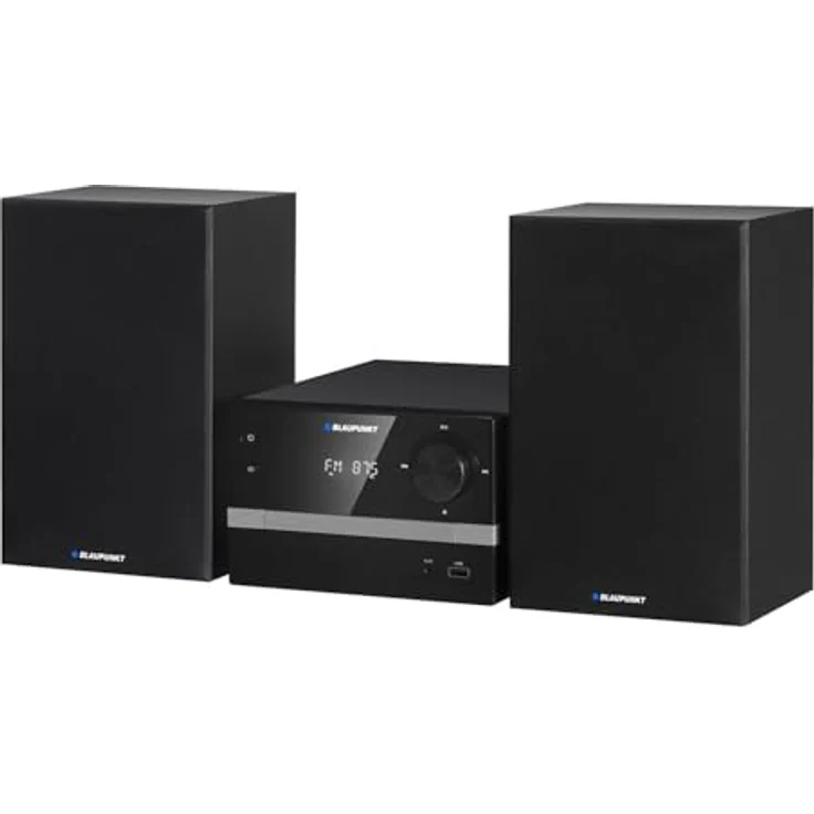 Blaupunkt MS9BT Micro-Stereoanlage, Bluetooth FM-Radio, 20 W RMS, Weckfunktion, CD/MP3/USB/AUX – Bild 2