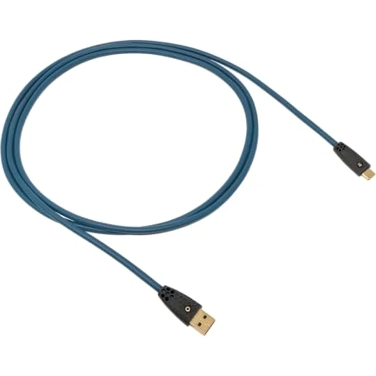 OEHLBACH USB Flex Charge AC, USB-A auf USB-C Ladekabel mit 10 Gbps Datenrate, 60 W Ladeleistung, patentiertem Knickschutz, TPE-Mantel, OFC Innenleiter, petrol – 2 m – Bild 2