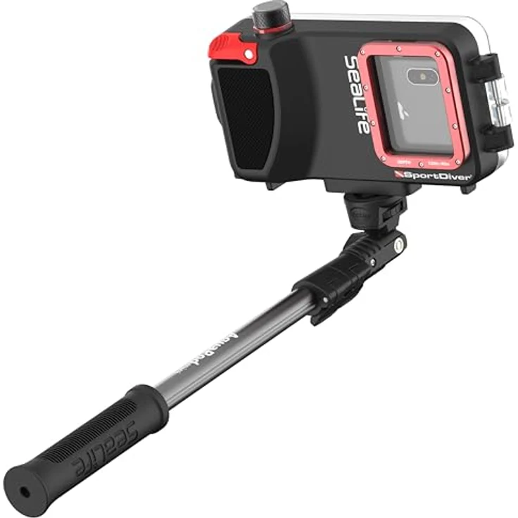 SeaLife AquaPod Mini-Kamerastange, ausziehbar von 39 cm bis 97 cm, inklusive GoPro-Adapter, blau – Bild 3