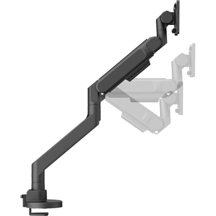 my wall HL65L, beweglicher Monitor Arm für 24 bis 57 Zoll Monitore, höhenverstellbar, schwenkbar & neigbar, Gasdruckfeder, bis 27 kg Tragkraft, für Office & Gaming – Bild 4