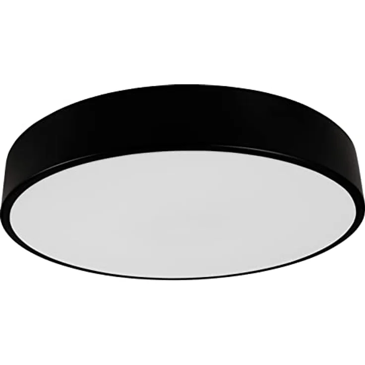 McShine - Led Deckenleuchte Wifi Deckenlampe dimmbar 35W, rund schwarz, RGB einstellbar per App, 3000K-6500K, Ø400xH50mm für Kinderzimmer, Wohnzimmer, Küche, Schlafzimmer – Bild 1