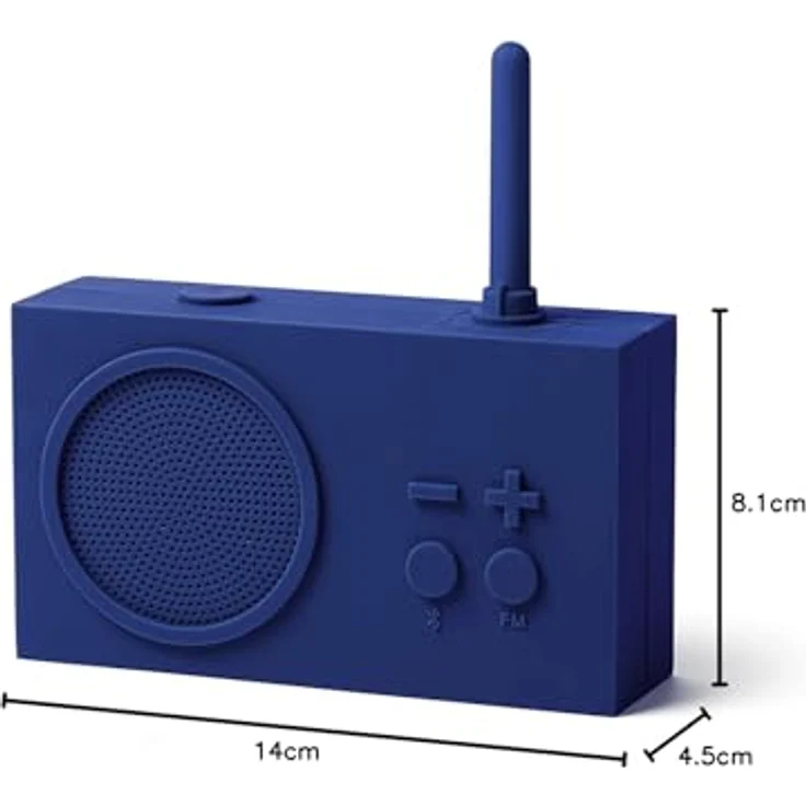 Lexon TYKHO 3 FM-Radio + Bluetooth-Lautsprecher, Dunkelblau – Bild 10