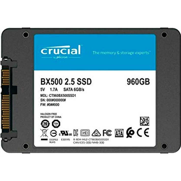 Crucial BX500 960GB (CT960BX500SSD1) – Bild 4