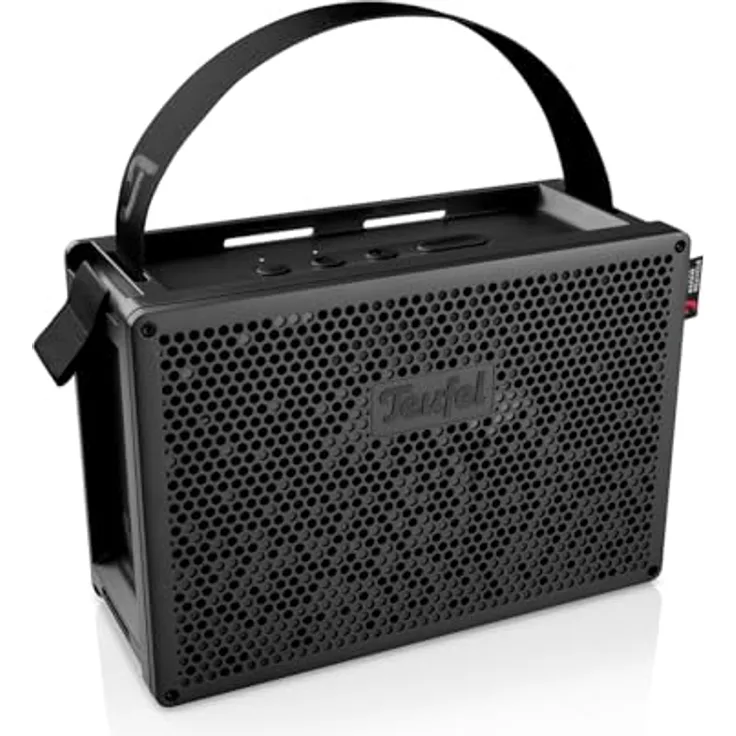 Teufel Mynd 50 % recyceltem Kunststoff wasserdicht Bluetooth tragbarer Speaker warm black
