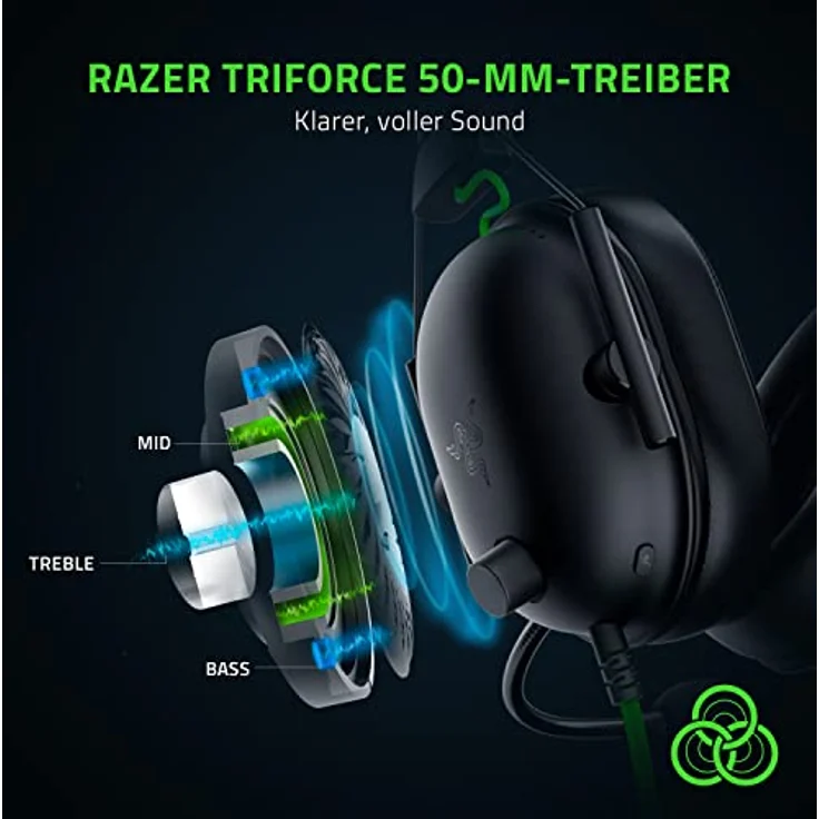 Razer Blackshark V2 X USB Schwarz – Bild 3