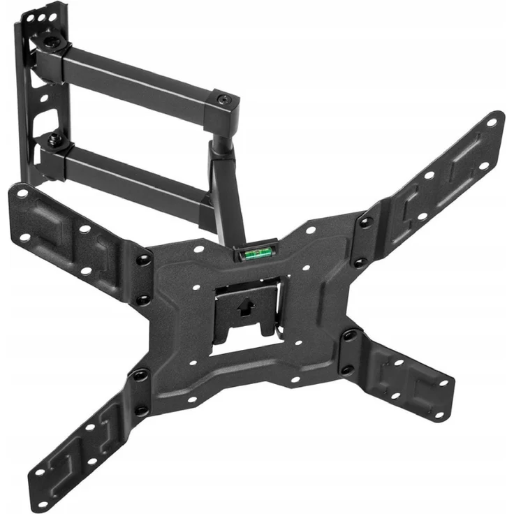 QLS KG-1026 TV-Wandhalterung, Schwenkbar Drehbar bis 55 Zoll, Schwarz