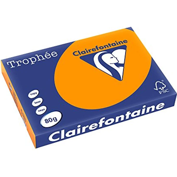 Clairefontaine Trophee Papier A3 Orange-1762C 80 g Inh.500 – Bild 2