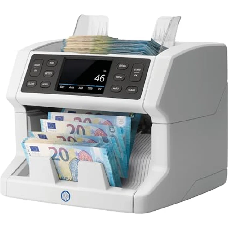 Safescan 2850, Geldzählmaschine mit 3-facher Echtheitsprüfung und mehrsprachiger Benutzeroberfläche – Bild 1