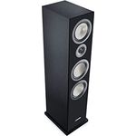 Canton Chrono 90 DC Schwarz Matt Standlautsprecher Stück, 3-Wege Bassreflexsystem, 160/320 Watt, Wave-Sicke