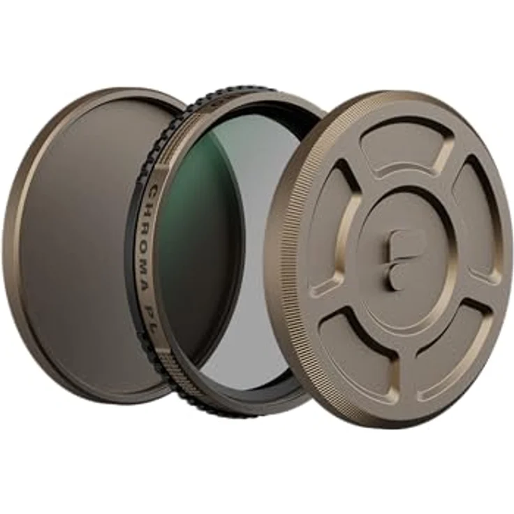 PolarPro Polfilter 135 Series – Chroma CP, 49 mm Polarisationsfilter mit modernster Glas-Technologie, Gold – Bild 2