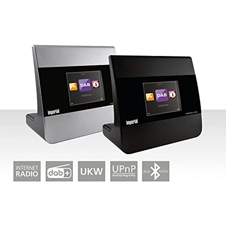 Imperial 22-240-00 Dabman i400 Internet--DAB+ Radio Adapter (Stereo Sound, Internet-DAB+-DAB-UKW, Bluetooth, Multiroom, Equalizer, UPnP-Audio Streaming, WLAN, LAN, Line-Out inkl. Netzteil) silber – Bild 4