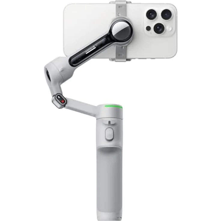 Insta360 Flow 2 Pro, Standard Bundle mit 3-Achsen-Stabilisierung, KI-gestütztem Deep Track 4.0 und zusammenklappbarem Design, Stone Gray – Bild 4