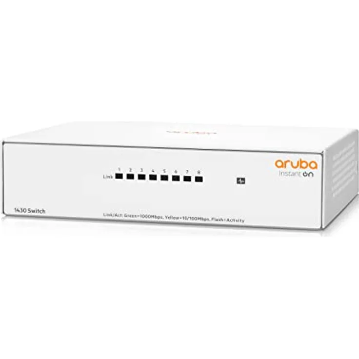 Aruba Instant On 1430 Switch R8R45A (8 Ports), Netzwerk Switch