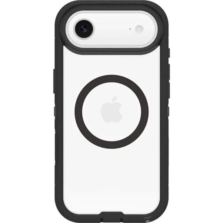OtterBox Defender Series Pro XT Clear MagSafe Hülle für iPhone Air, ultra-robust, stoßfest, 7X militärisch getestet, transparent/schwarz, ohne Einzelhandelsverpackung – Bild 2