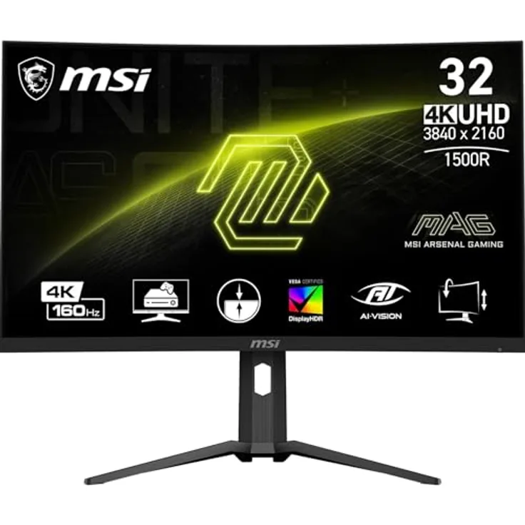 MSI MAG 321CUPDE, Office-Monitor mit hoher Auflösung und schnellem Reaktionszeit