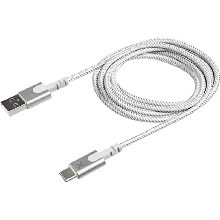 Xtorm Original USB-auf-USB-C-Kabel, 3-Meter-Schnellladekabel mit 480 Mbps Datenübertragung, weiß – Bild 4