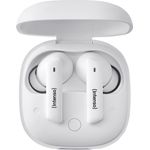Intenso Buds Earphone Pro T502AE White - Spritzwasserschutz, ergonomische Passform, Touchsteuerung, 9 Stunden Akkulaufzeit