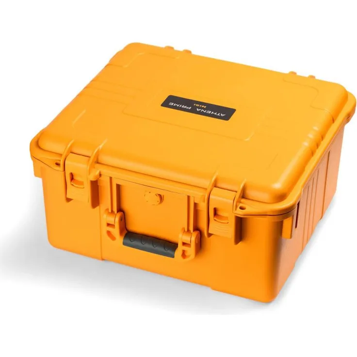 Nisi ATHENA Cinema Lens Hardshell Case, Objektivtasche für 9 Linsen, gelb, robust und reisetauglich