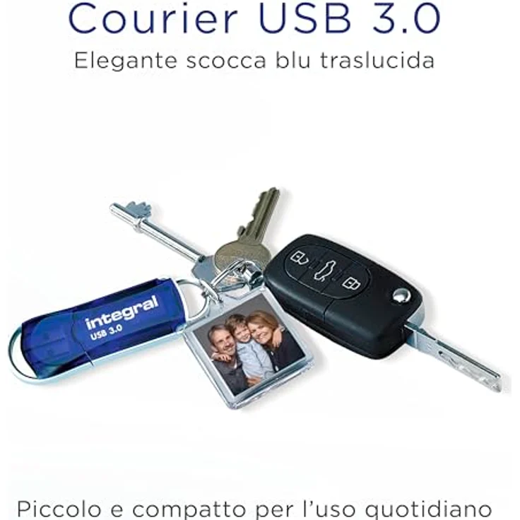 Integral Memory Courier 3.0 INFD32GBCOU3.0 32GB USB 3.0-Stick königsblau – Bild 4