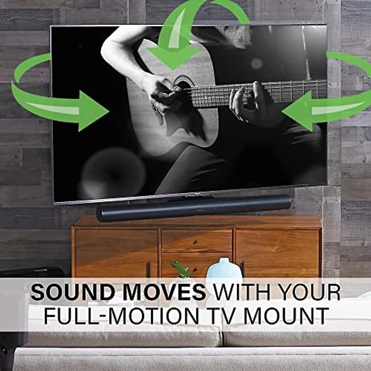Sanus WSSATM1-B2 Ausziehbare Soundbar-TV-Halterung für Sonos Arc – Bild 2