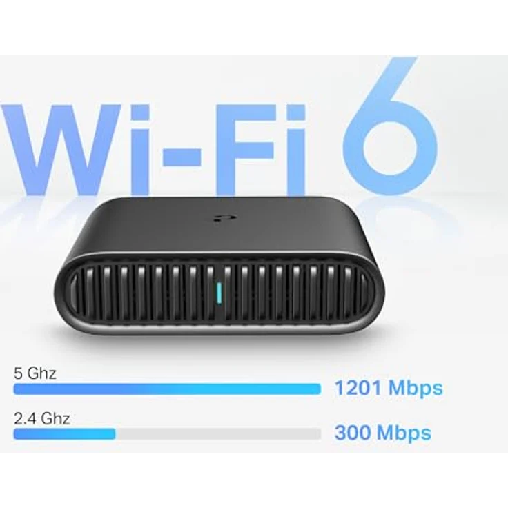 TP-LINK TL-WR1502X, AX1500 Wi-Fi 6 Reise Router mit 1,5 Gbit/s, tragbares Design, Gigabit-Ports, VPN-Unterstützung – Bild 4