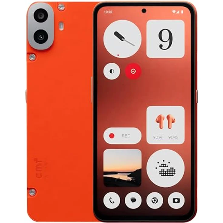 Nothing CMF Phone 1, 5G Smartphone mit 128 GB Speicher, 50 MP Dual Kamera, 16,9 cm (6.67 Zoll), Android 14, Dual Sim, WiFi 6, orange (Versandkostenfrei) – Bild 1