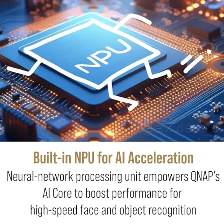 QNAP - NAS DT 2-Bay ARM 4C 2GHZ 2XSATA 6GB/S 3.5/2.5IN 4GB RAM 1XGBE 1X2.5GBE, Externe Festplatte TS-216G - Preisvergleich – Bild 4