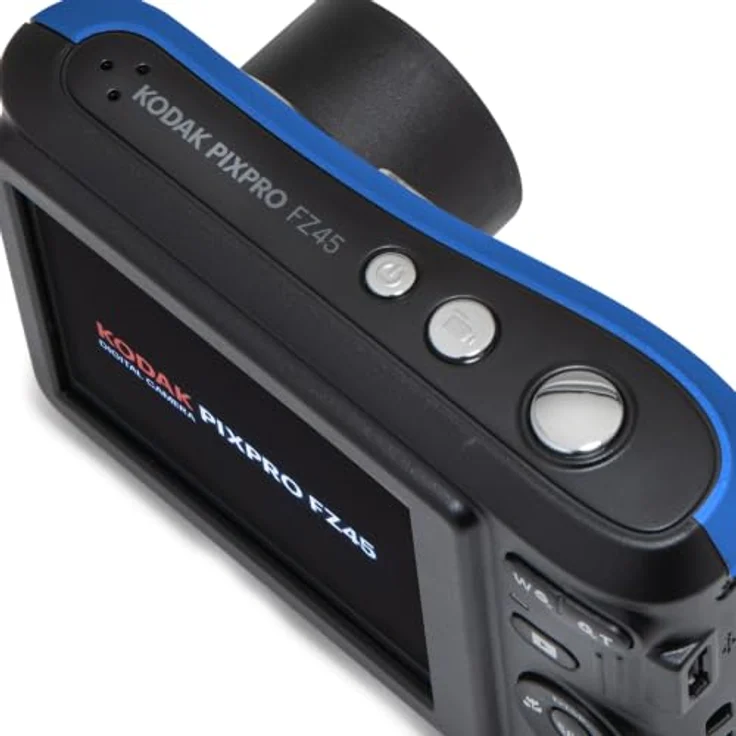 Kodak PIXPRO FZ45, 16 MP Kompaktkamera mit 4x Zoom und 1080p Full HD, Blau – Bild 3