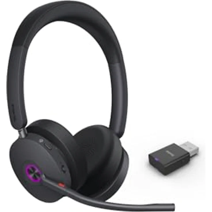 Yealink WH68, DECT & Bluetooth kabelloses Dual Headset mit Hybrid-ANC, Microsoft Teams zertifiziert, ohne Workstation – Bild 1