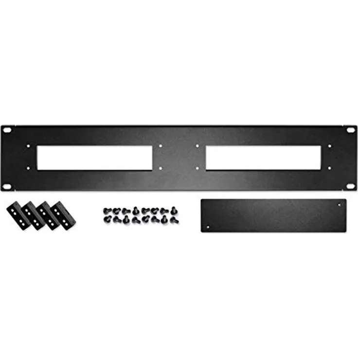Shuttle 2HE-Rackblende Kompatible DX30, DS61, Ds81(L), Dh110(Se), DH170, DQ170, DH270, DS47, Ds407(T), DS437, DS57Ux, DS67Ux, DS77Ux