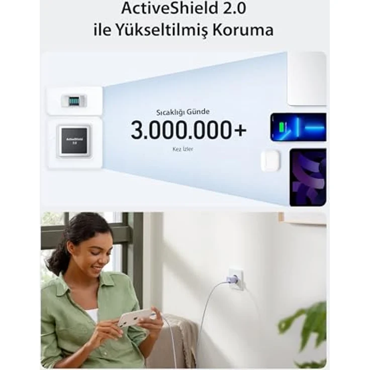 Anker 511 Nano 3 Ladegerät EU 30 W, tragbares Ladegerät, mehrfarbig – Bild 6