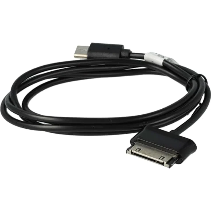 vhbw USB-C Ladekabel kompatibel mit Samsung Galaxy Tab 10.1 GT-P7501, GT-P7510, Note LTE GT-N8020, GT-P7500, 100 cm, schwarz, schnelles und sicheres Laden, präzise gefertigt – Bild 8