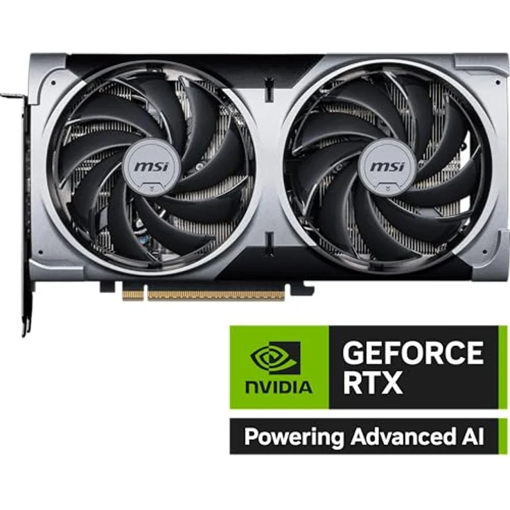 MSI GeForce RTX 5070 12G Ventus 2X OC, Grafikkarte mit leistungsstarker Kühlung – Bild 2