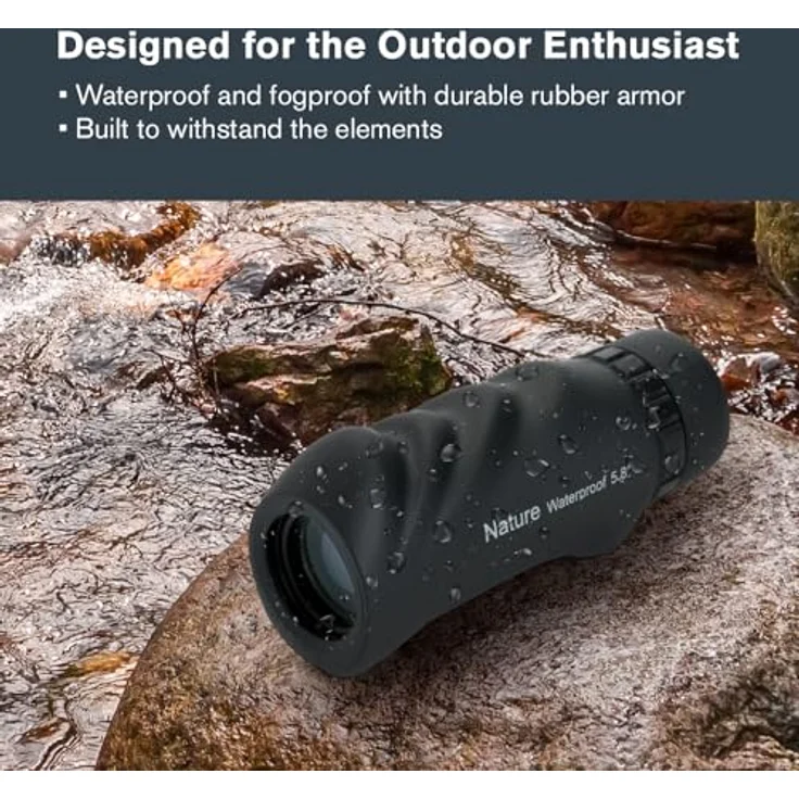 Celestron Monocular 10x25 Nature, leichtes und wasserfestes Fernglas mit Porro-Prismendesign – Bild 5