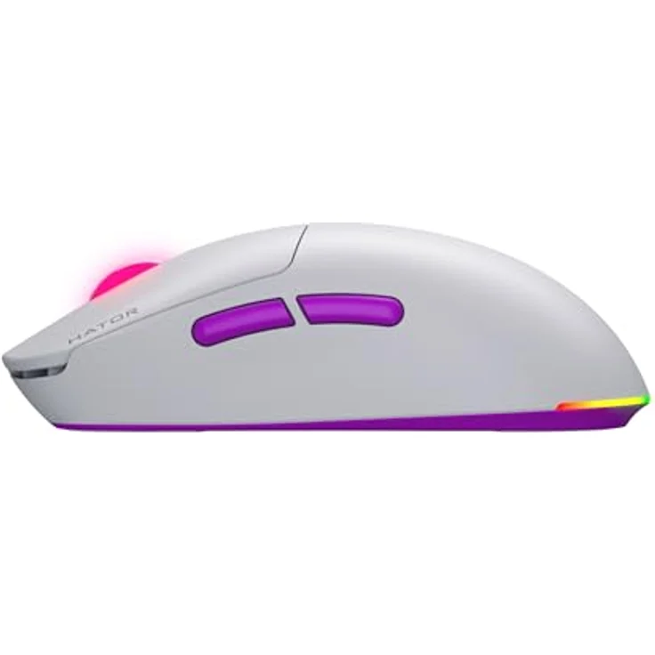 Hator Quasar 3 Ultra 8K Wireless (Kabelgebunden, Kabellos), Maus, Weiss – Bild 3