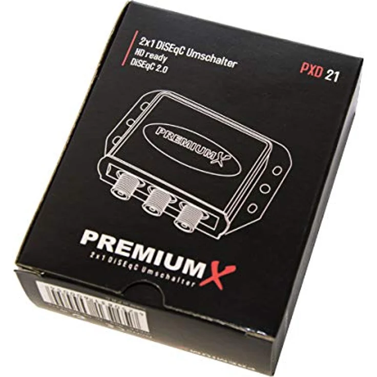 Premium X DiSEqC Schalter 2/1 2.0, SAT Umschalter mit Wetterschutzgehäuse, für 2 LNBs und 1 Receiver, 4K Ultra HD, Frequenzbereich 950-2400 MHz – Bild 4