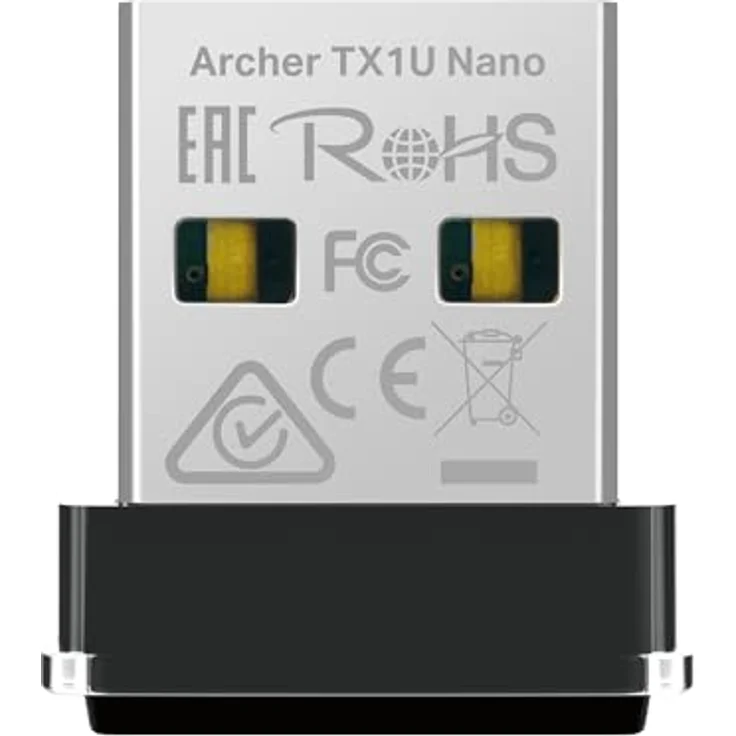 TP-Link Archer TX1U Nano V1, USB 2.0 Netzwerkadapter mit Wi-Fi 6, bis zu 287 Mbit/s, MU-MIMO, Access-Point-Betriebsmodus, interne Antennen – Bild 1