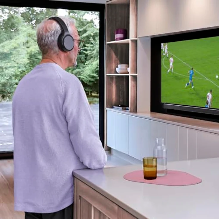 Hama 221847 Over-Ear Bluetooth Kopfhörer, kabelgebunden & kabellos, 16 h Laufzeit, Schwarz, Versandkostenfrei – Bild 9