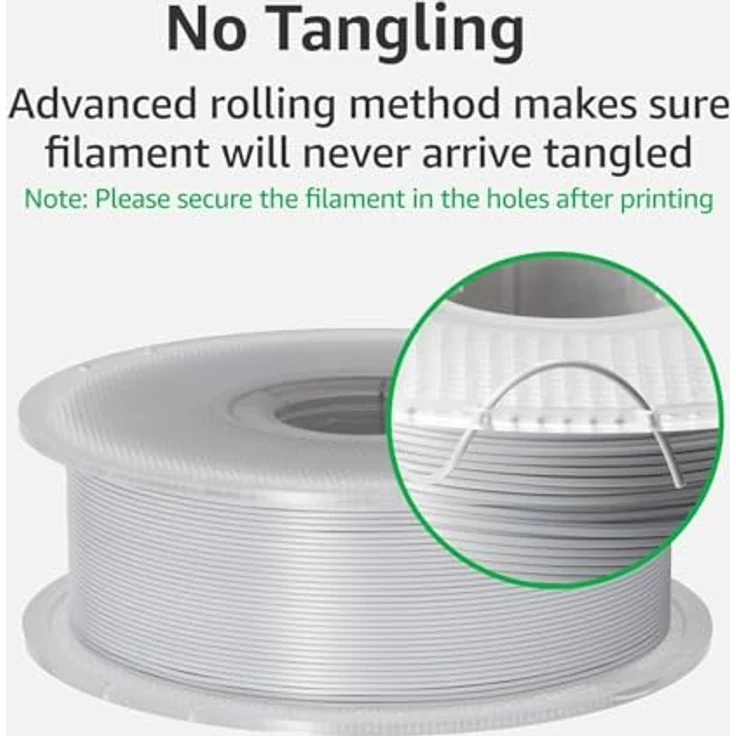 Bambu Lab A00-P2-1.75-1000-SPL PLA Basic Filament 1.75 mm, 1000 g, Indigo-Violett, mit RFID-Technologie, umweltfreundlicher, wiederverwendbarer Spule – Bild 8