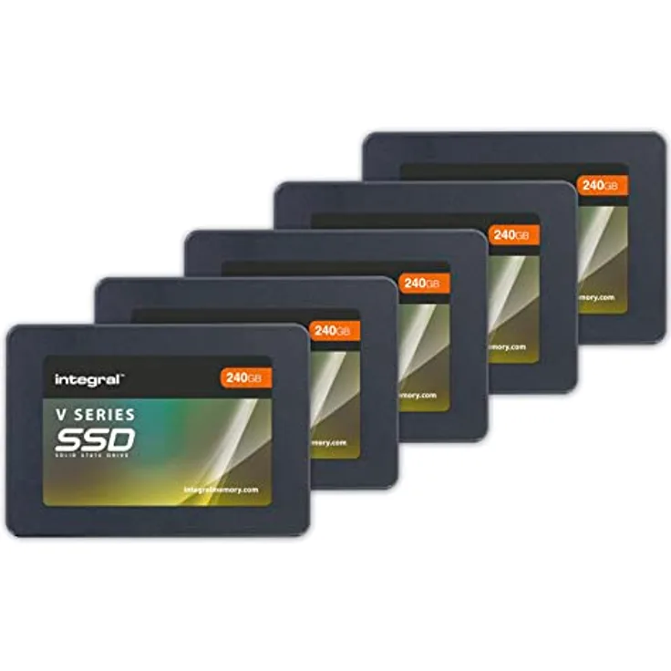 Integral V Series 2 240GS 5PK SSD SATA III 2.5 Internal SSD, Bis zu 450MB/S Lesen 400MB/S Schreiben