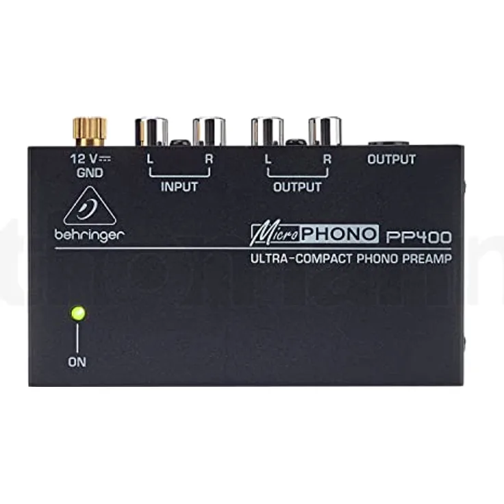 Best Price Square Ultra COMPACT Phono PREAMP PP400 by BEHRINGER