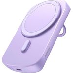 Joyroom Magnetic Wireless Power Bank with Ring Holder (6000 mAh, 15 W), Violett