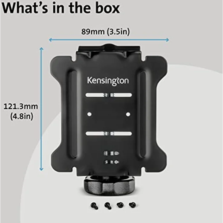 Kensington Montagehalterung für Dockingstation, Verstellbare Tischhalterung für D4700P, SD4800P, SD2400T & SD3650, Flexible Anbringung für aufgeräumte Schreibtische (K34050WW) – Bild 3