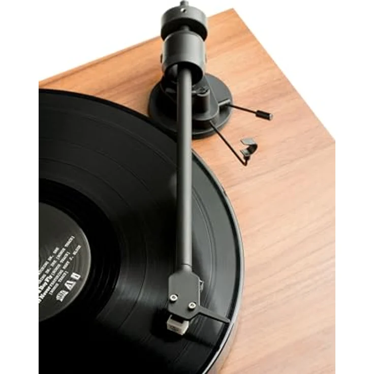 Pro-Ject E1 BT, Einsteiger Plattenspieler mit BT Sender und elektronischer Geschwindigkeitsänderung (AT3600L, Schwarz) – Bild 5