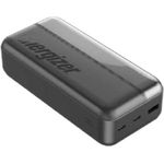 Energizer UE30050CC Tragbarer Akku 30000mAh, Lithium Polymer, Schwarz, 3 USB-Anschlüsse, PowerSafe-Management