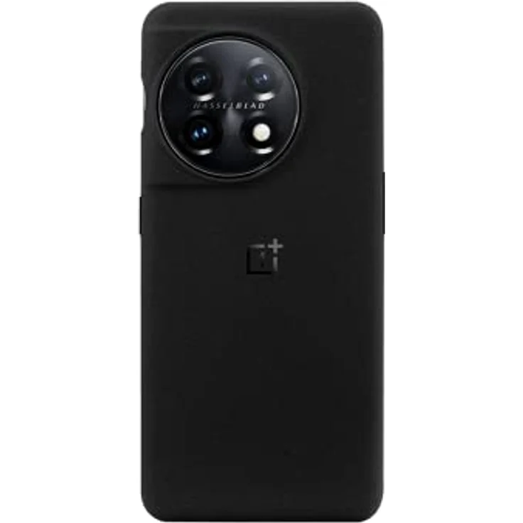 ONEPLUS OnePlus 11 5G Sandstone Bumper Case Black - Minimalistic style, Four layers of fine-ground sandstone, Strong yet comfortable grip – Bild 2