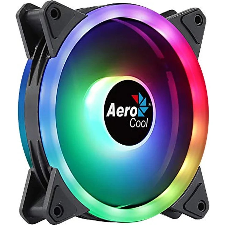 Aerocool Duo 12 Computergehäuse Ventilator 12 cm Schwarz (AEROPGSDUO12ARGB-6P) – Bild 3