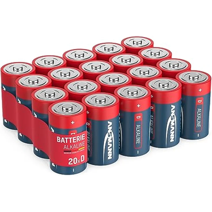 ANSMANN Batterien Mono D LR20 20 Stück 1,5V - Alkaline Batterie auslaufsicher – Bild 2