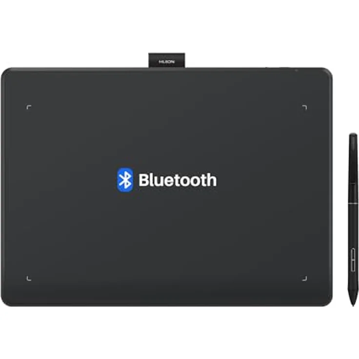 HUION Inspiroy Frego M Bluetooth-Grafiktablett, PenTech 3.0+, 10 x 6,25 Zoll, Cosmo Black